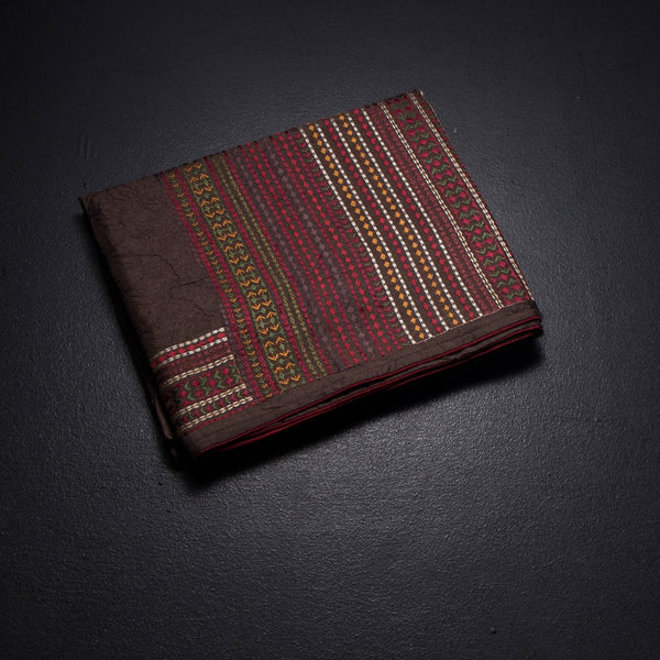 KSRTSR42389-1-Raw-Silk-Dark-Brown-Thread-Work-Saree-fold