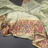 KSRTSR42394-Tissue-Pista-Green-Saree-With-Floral-Thread-Border-main