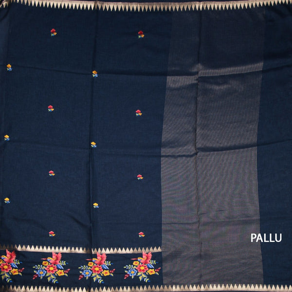 KSRTSR42456-2-Raw-Silk-Dark-Blue-Thread-Work-Saree-02-pallu