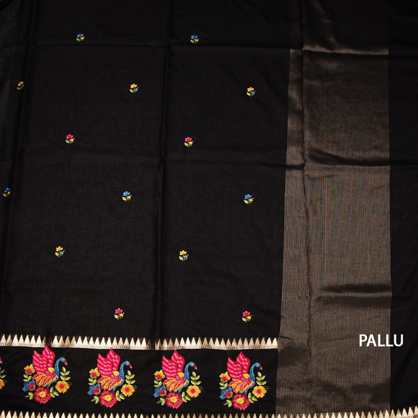 KSRTSR42458-2-Raw-Silk-Black-Thread-Work-Saree-02-pallu