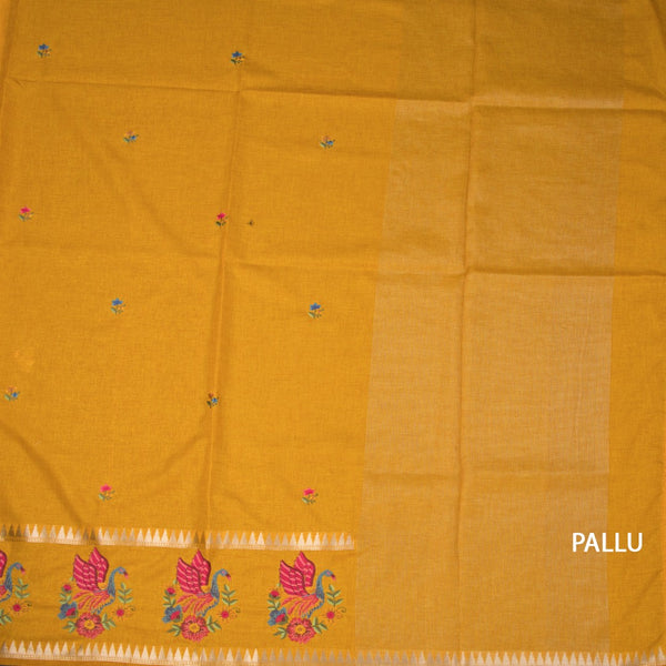 KSRTSR42461-2-Raw-Silk-Mango-Yellow-Thread-Work-Saree-04-pallu