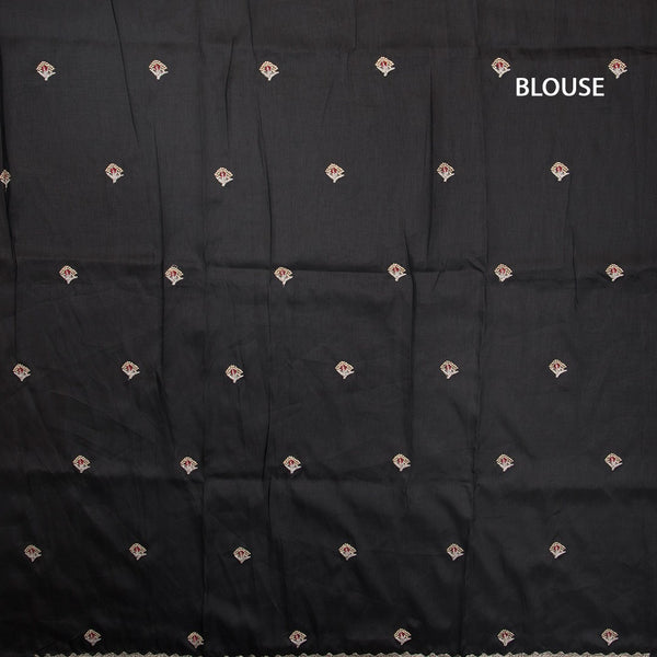 KSRTSR42468-3-Raw-Silk-Black-Floral-Zari-Worked-Saree-blouse