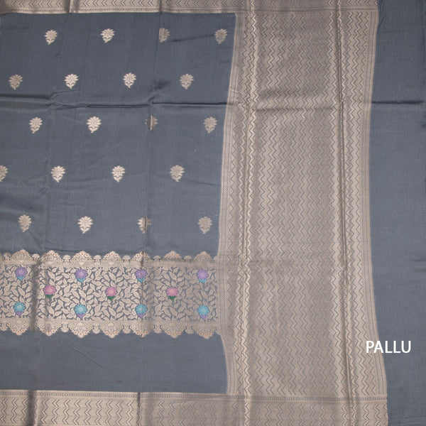 KSRTSR42488-2-Linen-Grey-Saree-With-Zari-Buttas-And-Zari-Border-pallu