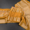 KSRTSR42490-Linen-Mustard-Saree-With-Zari-Buttas-And-Zari-Border-main
