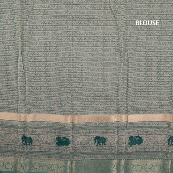 KSRTSR42492-3-Linen-Jade-Green-Saree-With-Zari-Buttas-And-Zari-Border-blouse