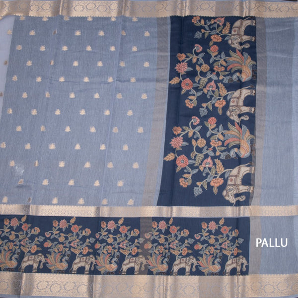 KSRTSR42494-2-Linen-Baby-Blue-Saree-With-Zari-Buttas-And-Zari-Border-pallu