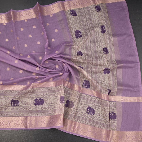 KSRTSR42495-4-Linen-Lavender-Saree-With-Zari-Buttas-And-Zari-Border-crush