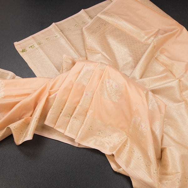 KSRTSR42498-Banaras-Peach-Floral-Zari-Worked-Saree-main