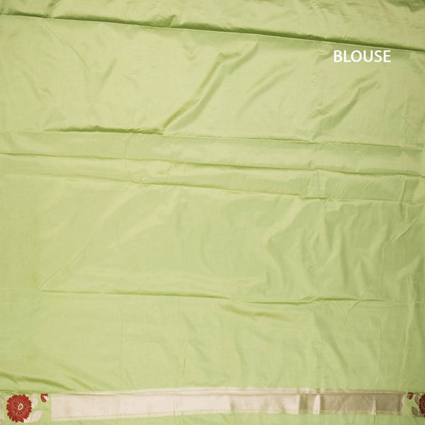 KSRTSR42500-3-Banaras-Light-Green-Floral-Zari-Worked-Saree-blouse