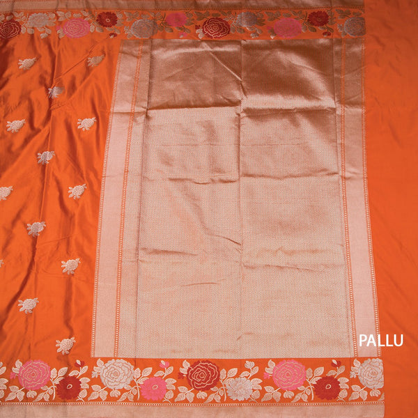 KSRTSR42502-2-Banaras-Dark-Orange-Floral-Zari-Worked-Saree-pallu