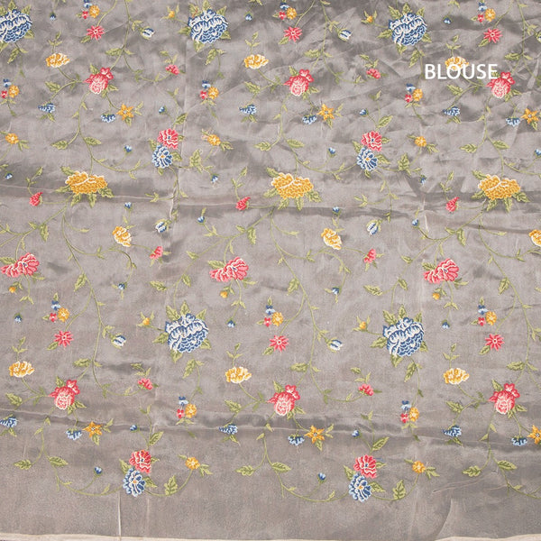 KSRTSR42509-3-Organza-Mint-Green-Zari-Stripes-Saree-With-Leaf-Design-blouse