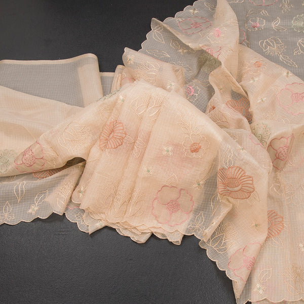 KSRTSR42512-Kota-Cream-Borderless-Saree-With-Floral-Thread-Work-main