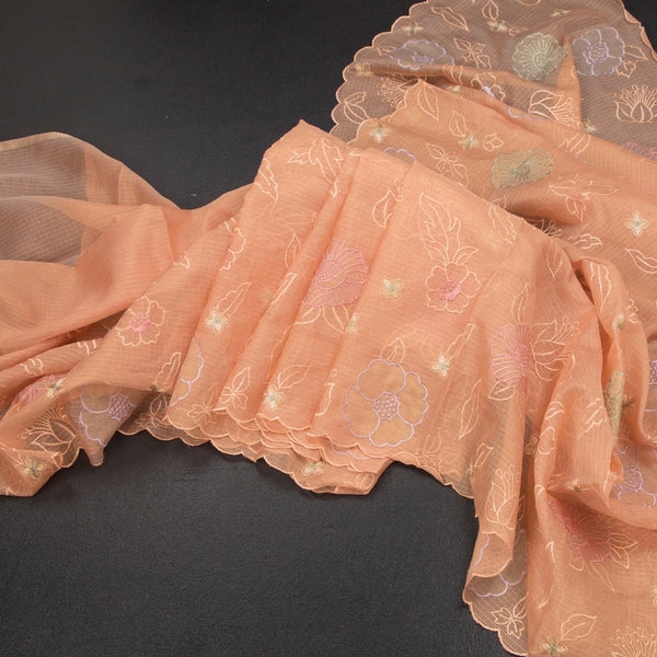 KSRTSR42513-Kota-Peach-Borderless-Saree-With-Floral-Thread-Work-main