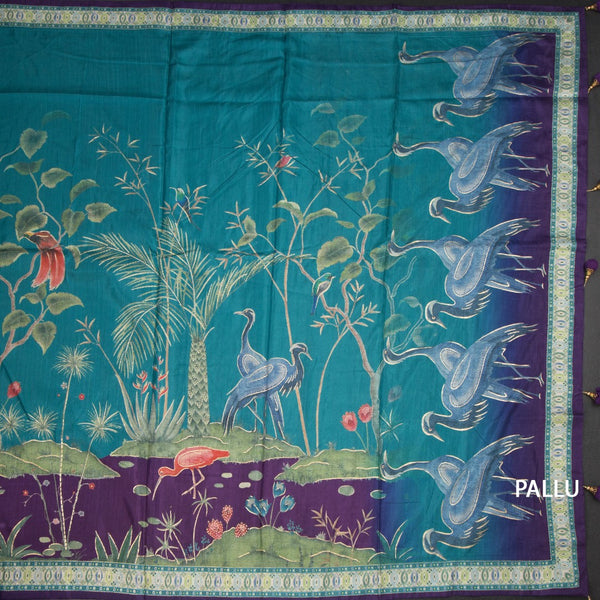 KSRTSR42525-2-Raw-Silk-Rama-Blue-Printed-Saree-02-pallu