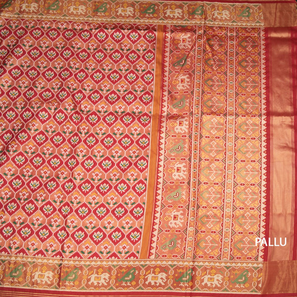 KSRTSR42527-2-Banaras-Red-Ikkat-Pattern-Saree-pallu