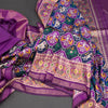 KSRTSR42530-Banaras-Multi-Colour-Ikkat-Pattern-Saree-main