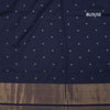 KSRTSR42531-3-Banaras-Navy-Blue-Ikkat-Pattern-Saree-02-blouse