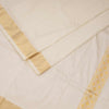 Cream Semi Silk Dhoti 01