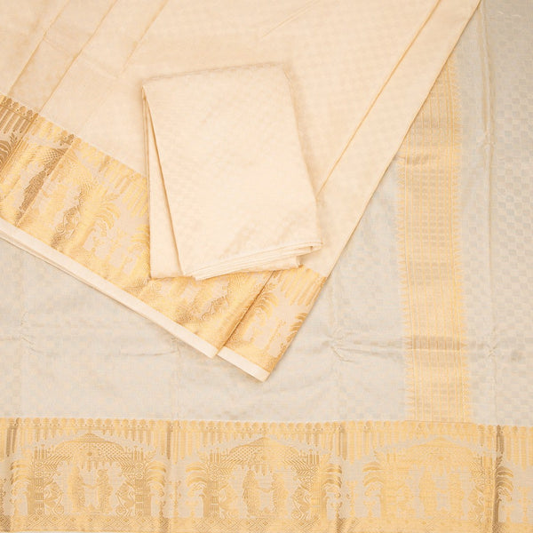 8 X 4 Sandal Semi Silk Dhoti 02