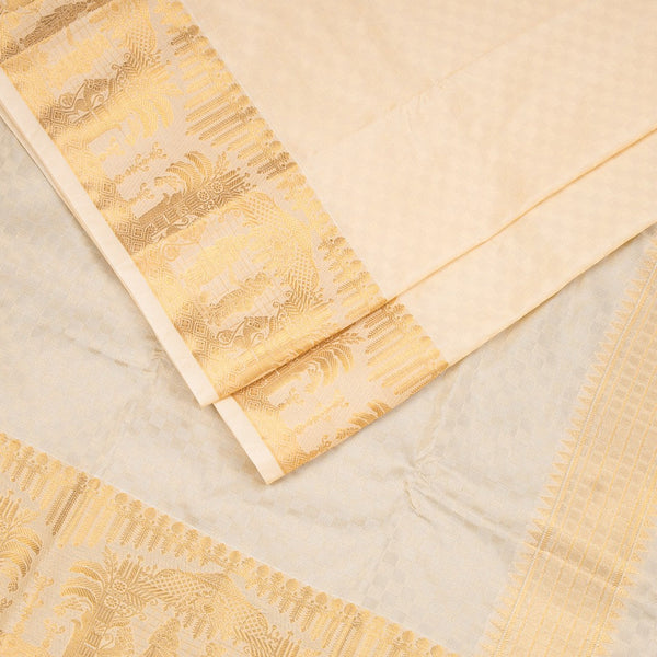 8 X 4 Sandal Semi Silk Dhoti 02