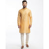 Semi Silk Sandal Plain 3/4 Kurta