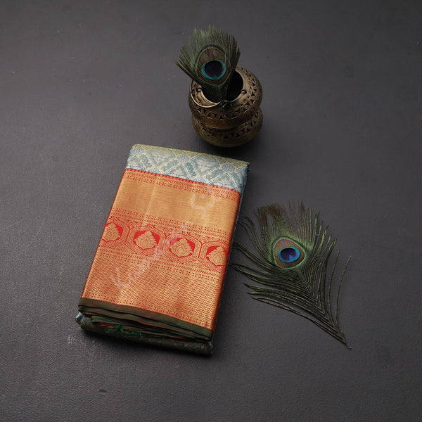 Tissue Brocade Silk Saree 01