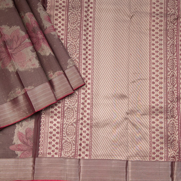 Celestial Lotus Tissue Silk Saree