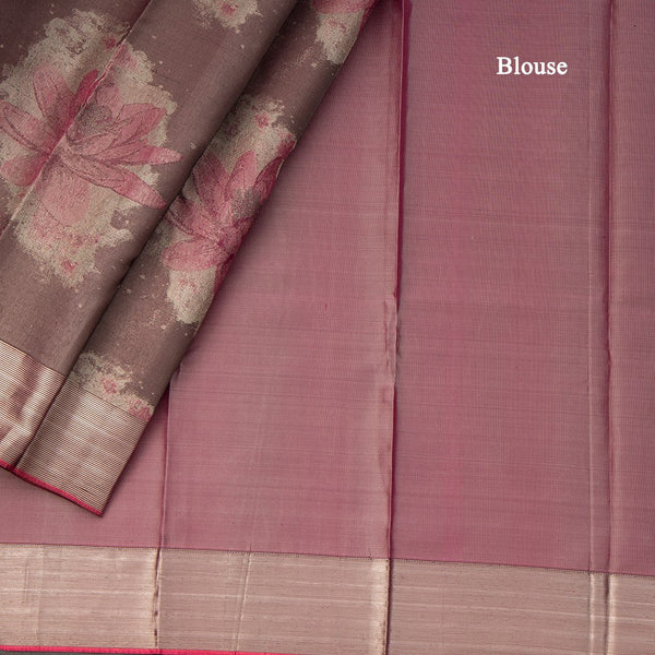 Celestial Lotus Tissue Silk Saree