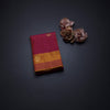 Shot Colour Silk Saree With Floral Buttas And Stripes Border