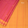Shot Colour Silk Saree With Floral Buttas And Stripes Border