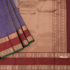Indigo Blue Soft Silk Saree With Multi Design On The Body And Rettapet Border