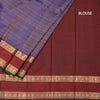 Indigo Blue Soft Silk Saree With Multi Design On The Body And Rettapet Border