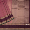 Dark Onion Pink Soft Silk Saree With Multi Design On The Body And Rettapet Border