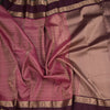 Dark Onion Pink Soft Silk Saree With Multi Design On The Body And Rettapet Border