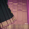 Shot Colour Silk Saree With Peacock Design On The Body And Gold Zari Border