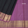 Shot Colour Silk Saree With Peacock Design On The Body And Gold Zari Border