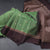 Parrot Green Soft Silk Saree With Chakra Buttas And Simple border