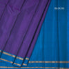 Purple Stripes Silk Saree And Rettapet Border