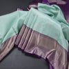 Powder Blue Brocade Silk Saree With Zari Border