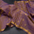 Shot Colour Checked Silk Saree With Peacock And Chakra Buttas And Ribbon Border
