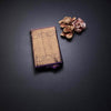 Lilac Purple Silk Saree With Zari Buttas And Gold Zari Border