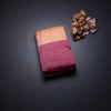 Shot Colour Tissue Silk Saree With Multi Design On The Body And Pink Zari Border