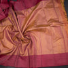 Shot Colour Tissue Silk Saree With Multi Design On The Body And Pink Zari Border