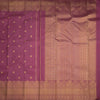 Dark Onion Pink Silk Saree With Chakra Buttas And gold Zari Border