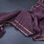 Semi Silk Purple Checked Silk Saree And Rettapet Border