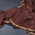 Semi Silk Cinnamon Brown Checked Silk Saree And Zari Border