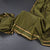 Semi Silk Olive Green Checked Silk Saree And Rettapet Border