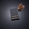 Semi Silk Grey Checked Silk Saree And Rettapet Border