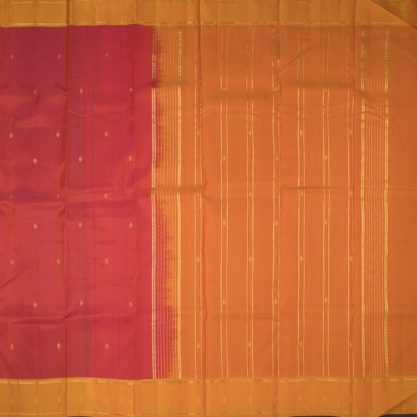 Shot Colour Silk Saree With Zari Buttas And Zari Border