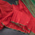 Red Borderless Silk Saree With Floral Zari Buttas 02